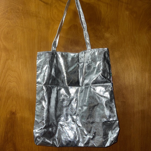 Shiny leopard print sequin tote bag - Picture 2 of 3